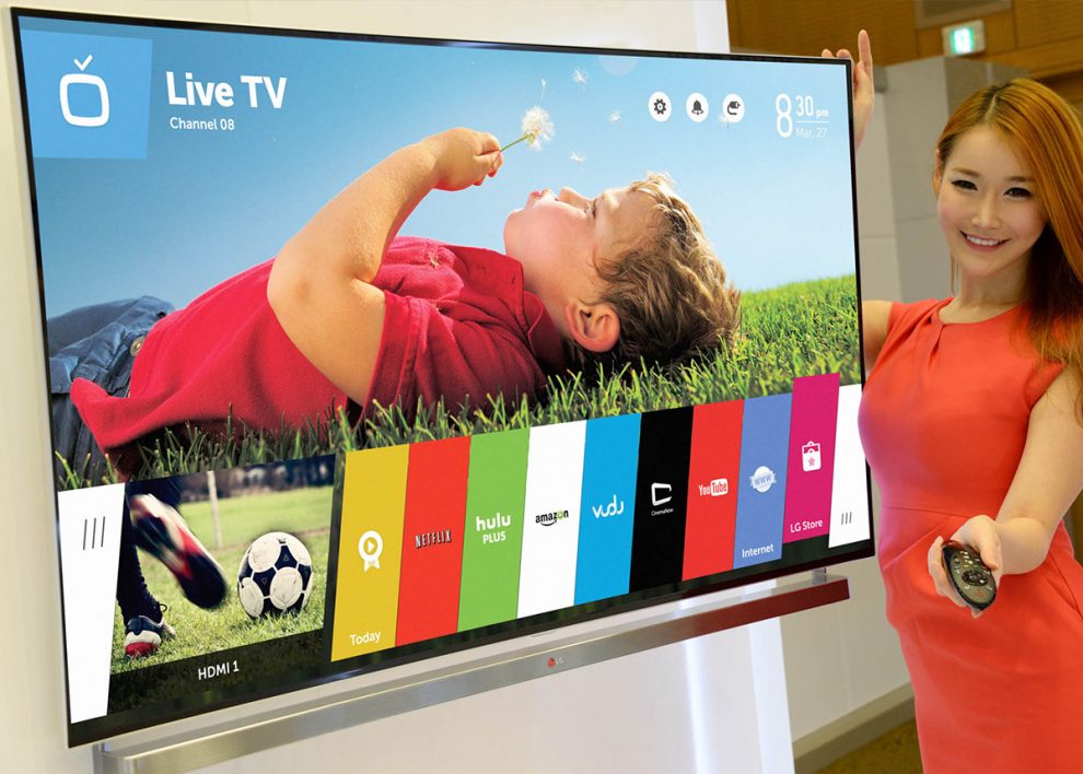 Smart TV sous webOS chez LG