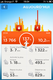 Application Jawbone UP