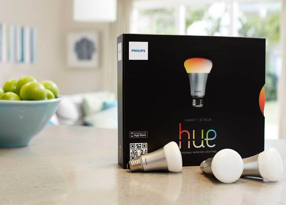 Les ampoules Hue de Philips dans "Works with Nest"