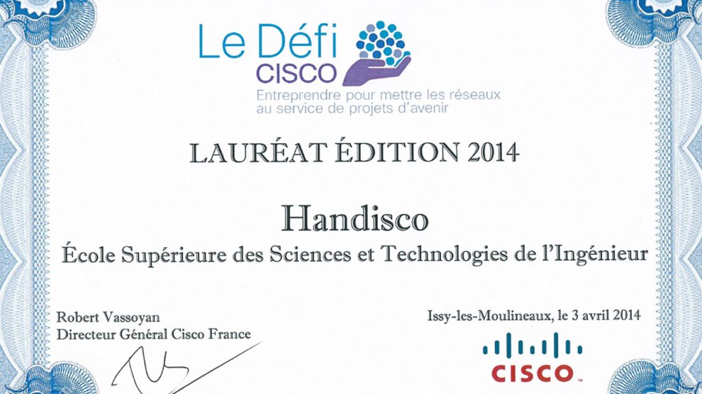 Défi Cisco : Handisco, la canne connectée