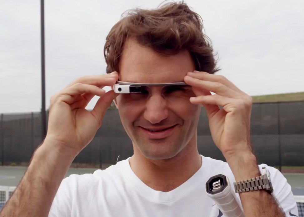 Google Glass : Federer vs. Edberg