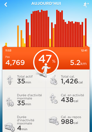 Application mobile Jawbone