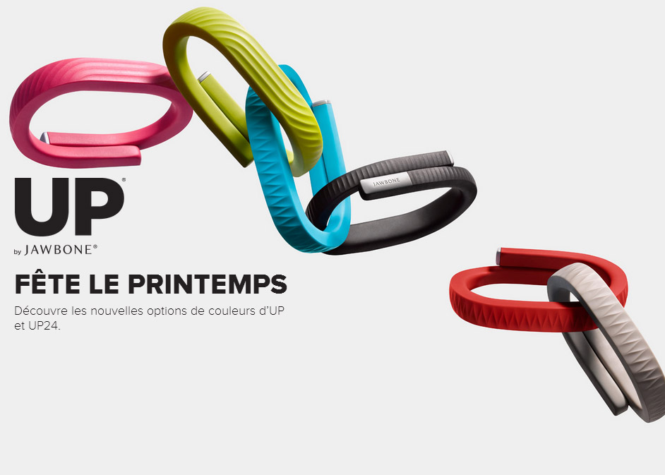 Jawbone UP24 : Nouvelles couleurs