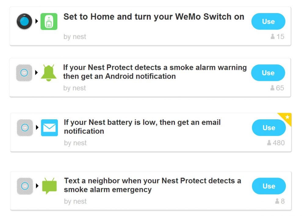 IFTTT : Les thermostats Nest disponibles