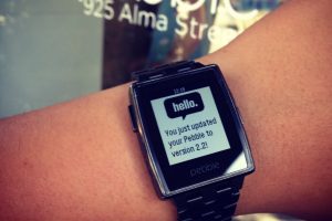 Smartwatch Pebble : mise à jour 2.2