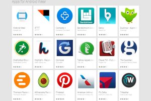 Applications Android Wear sur Google Play