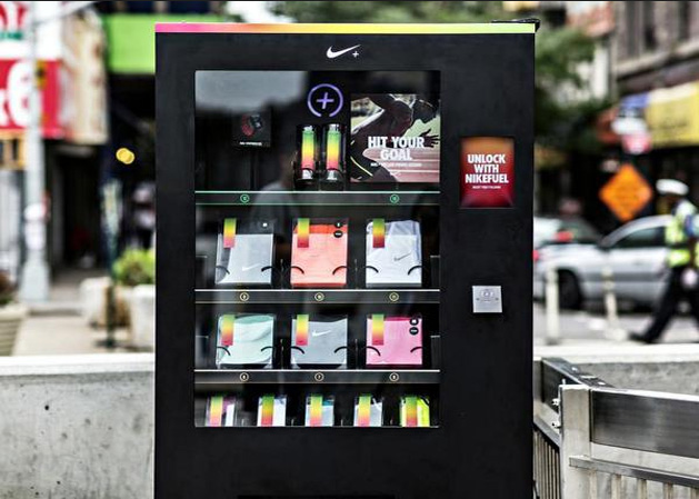NikeFuel Box : un distributeur Nike à New York