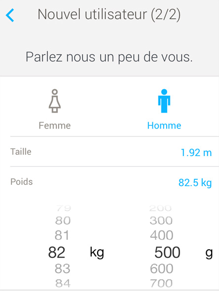 Installation de l'application Health Mate