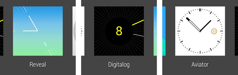 watch faces Android Wear