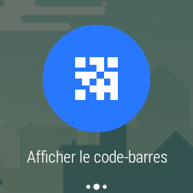 Android Wear Capitaine Train billet code barre