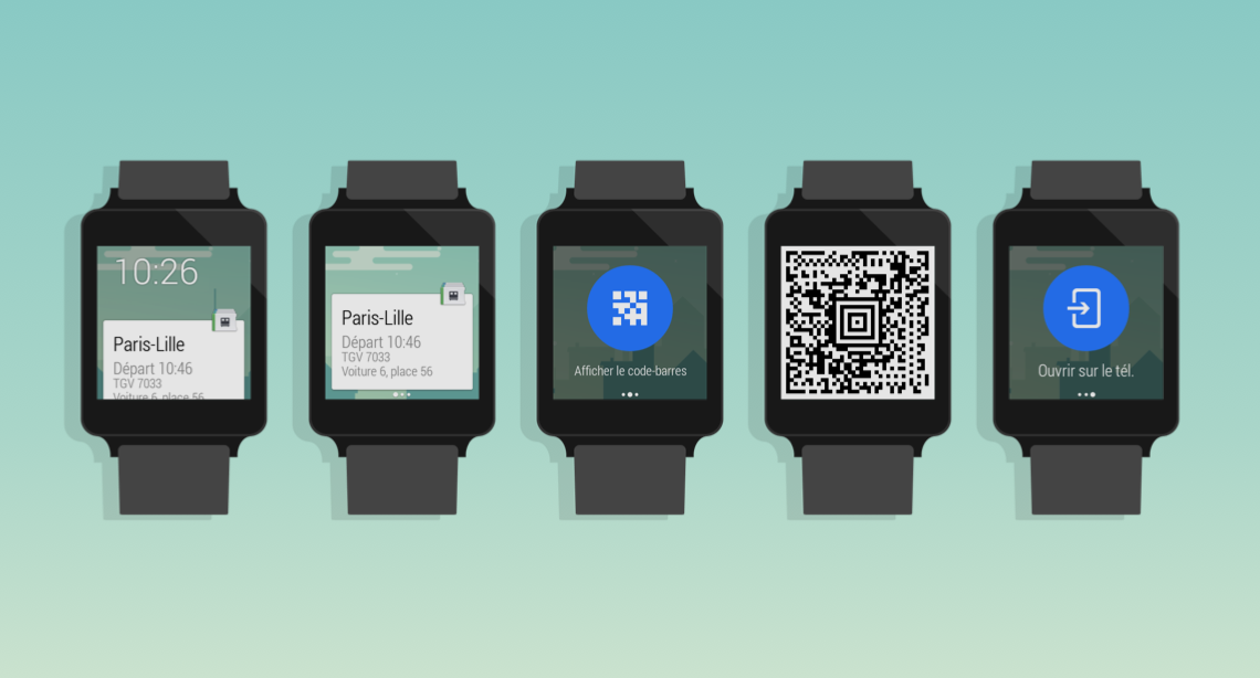 Android Wear Capitaine Train Application