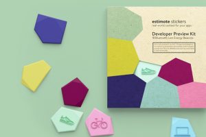 Estimote : stickers Nearables / beacons