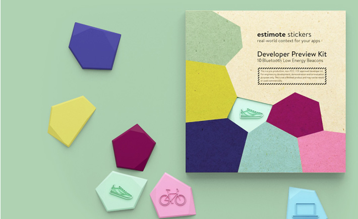 Estimote : stickers Nearables / beacons