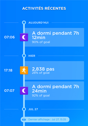 Timeline Jawbone