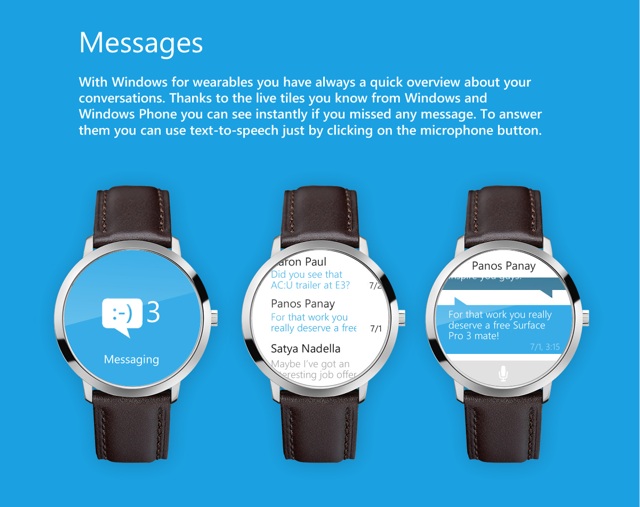 Concept N°1 Microsoft Smartwatch