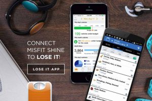 Misfit et LoseIt! pour le suivi alimentaire