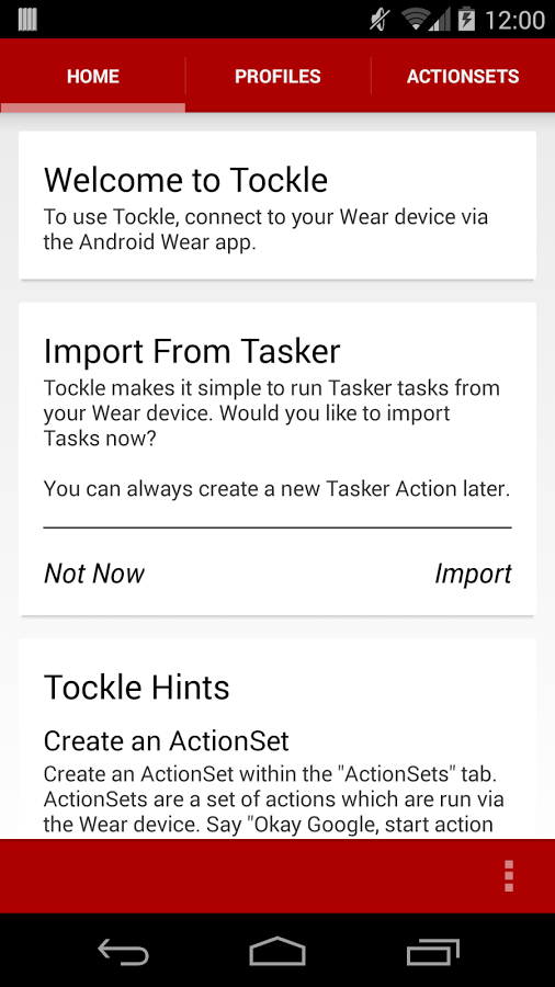 Tockle Tasker Application