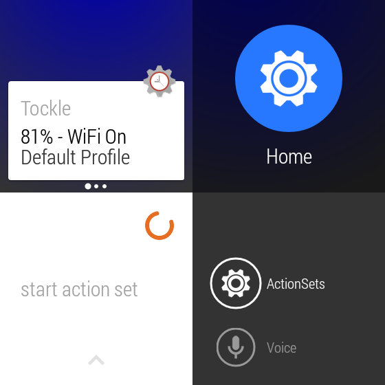 Tockle Action Android Wear
