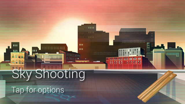 Sky Shooting Application Google Glass