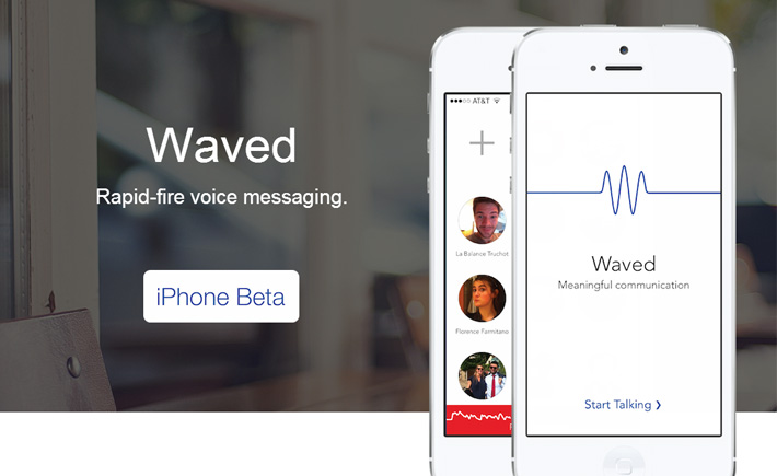 Application Waved : messagerie vocale instantanée