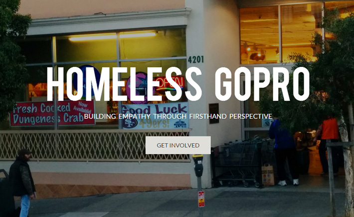 Homeless GoPro, une caméra pour clochard