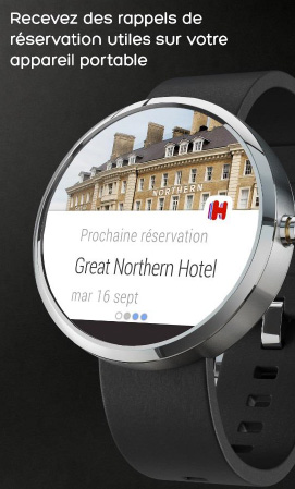 Hotels.com sur Android Wear