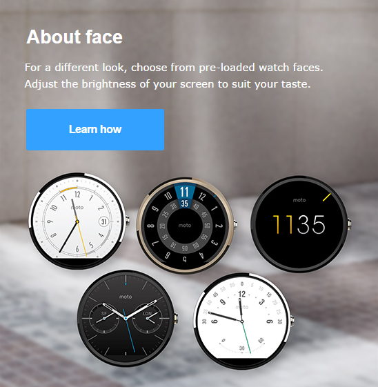 Moto 360 en or