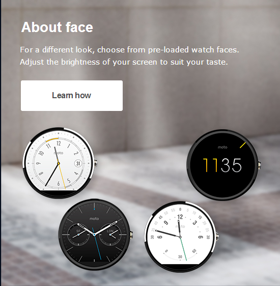 Moto 360 en or