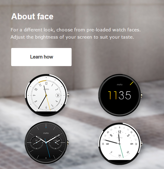 Moto 360 en or