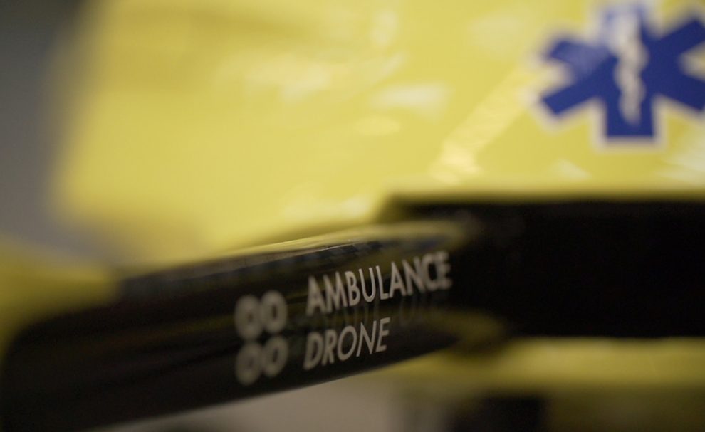 Ambulance Drone défibrillateur