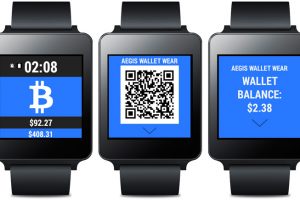 Aegis Wallet Wear : Bitcoin sur Android Wear