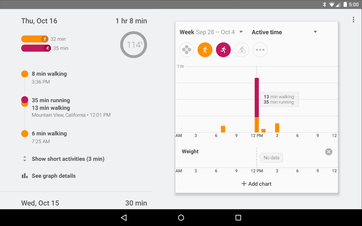 google fit android