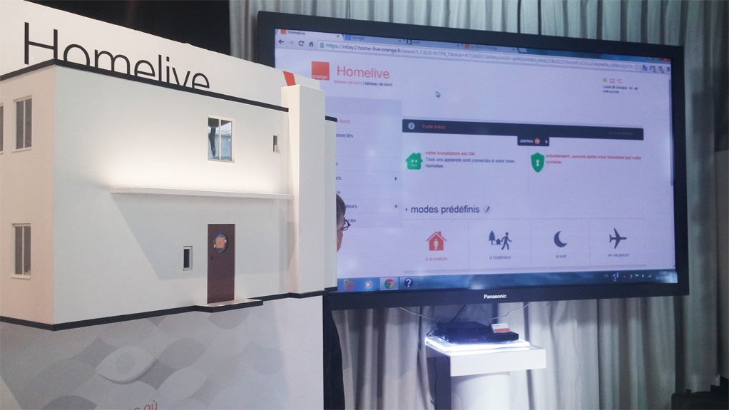 Homelive, hub domotique orange