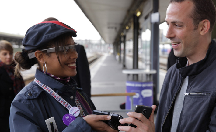 SNCF : iDTGV teste les Google Glass