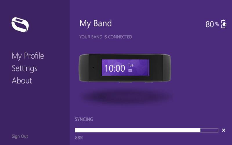 microsoft band sync