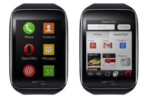 Le navigateur Opera sur Gear S Samsung