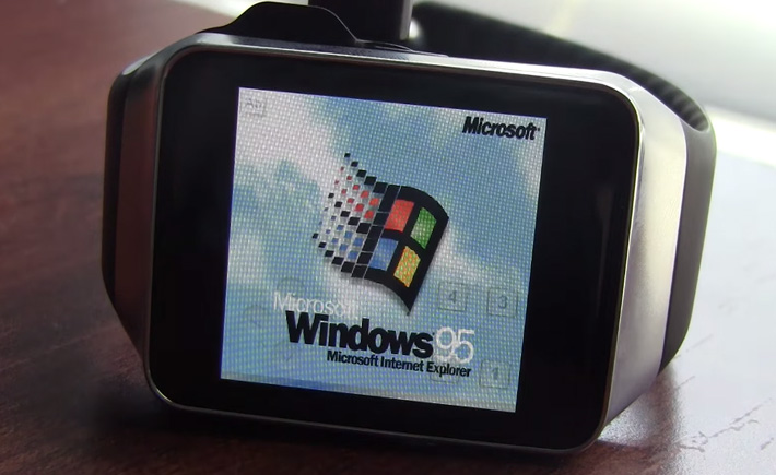 Smartwatch Windows 95, montre connectée