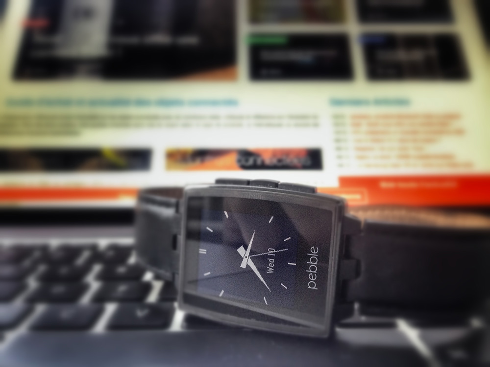 Design de la Pebble Steel