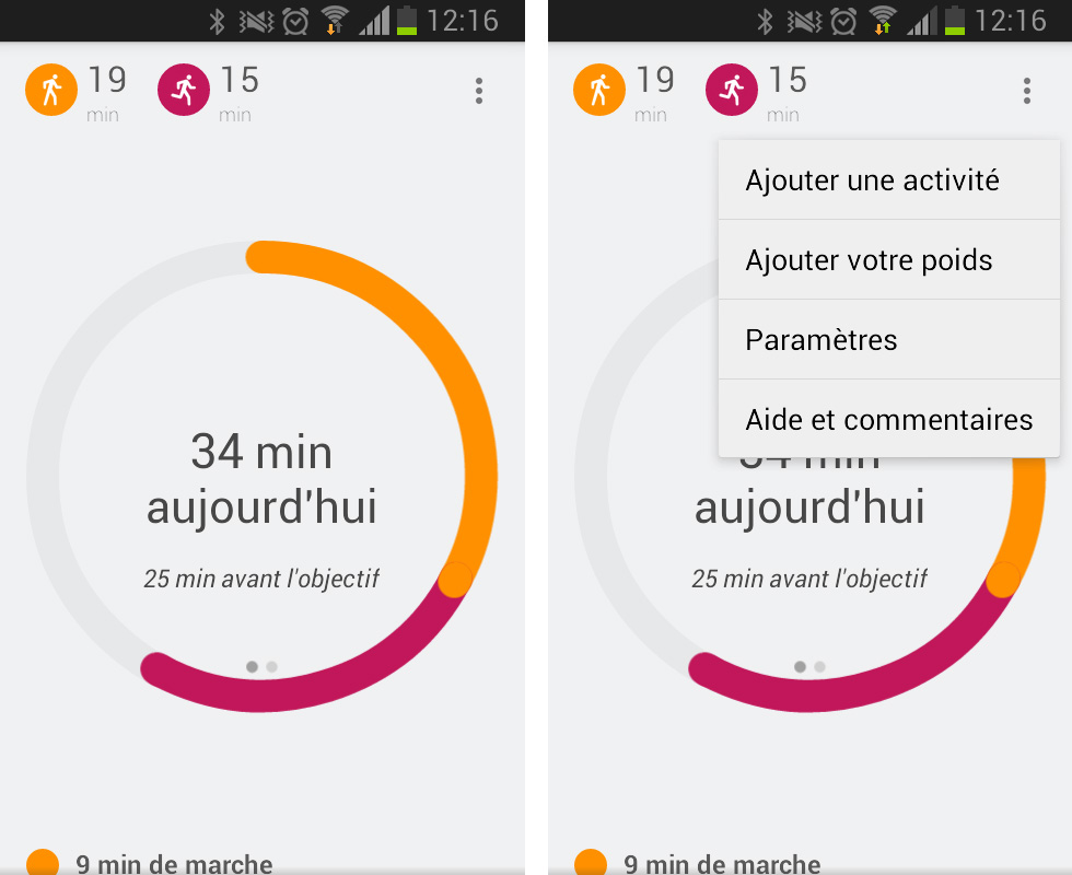 Application Google Fit