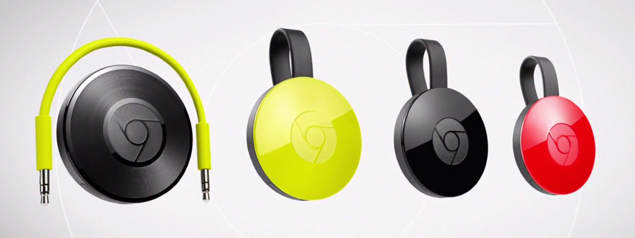 Chromecast 2 et Audio