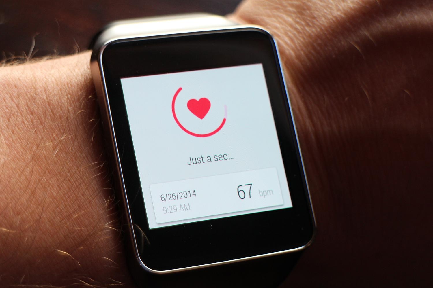 Google Fit sur une montre Android Wear