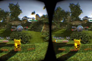 Pokémon sur Oculus Rift et Leap Motion