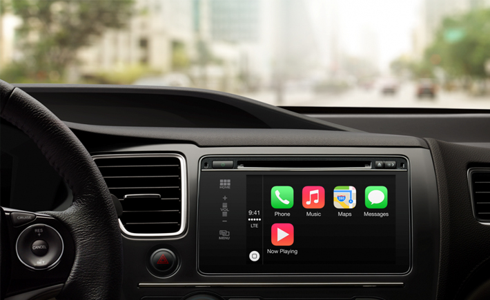 40 modèles équipés de CarPlay en 2015