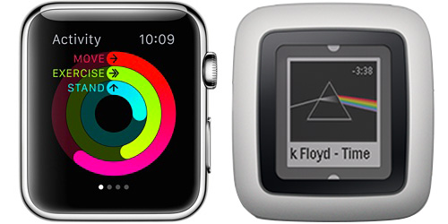 Ecrans Apple Watch Pebble Time