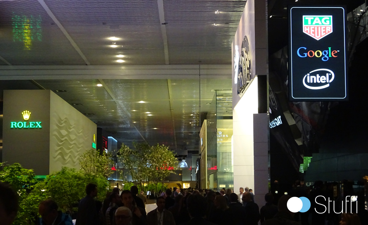 L'entrée du salon Baselworld