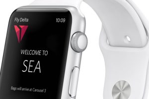 Delta et United Airlines sur l'Apple Watch