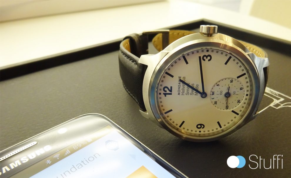 La smartwatch Mondaine