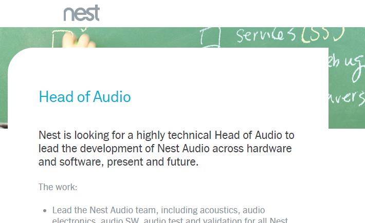 Nest Audio recrute un manager !