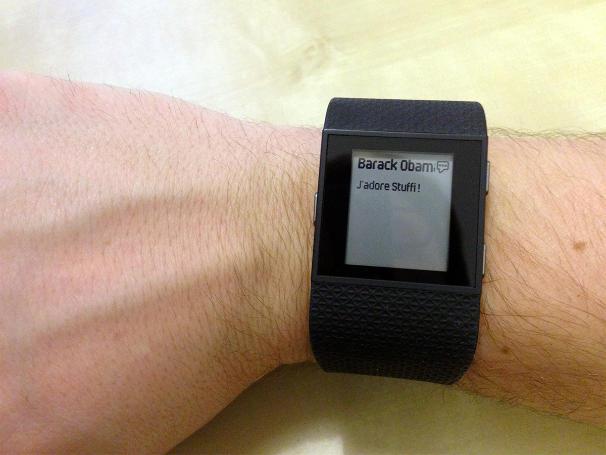 Notifications Fitbit Surge