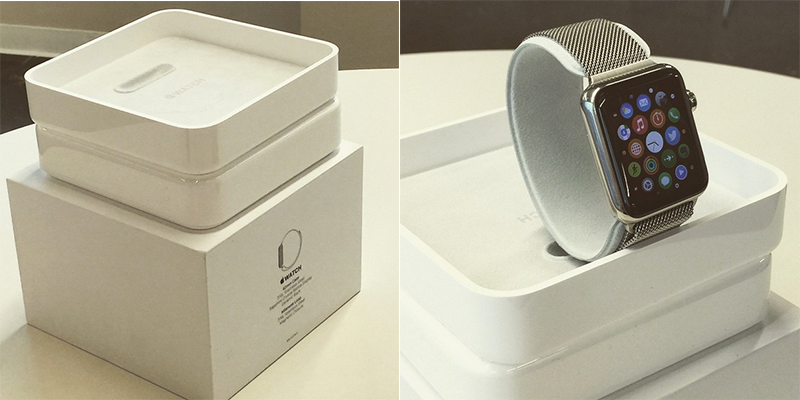 L'emballage de l'Apple Watch ?